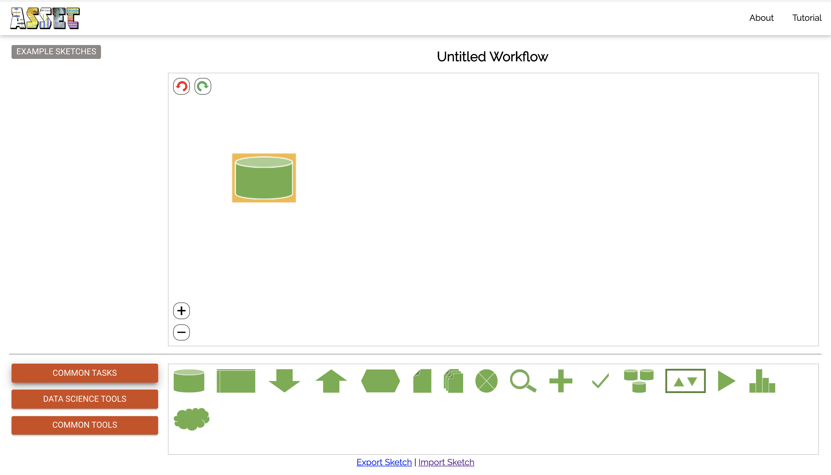 Click and drag an element